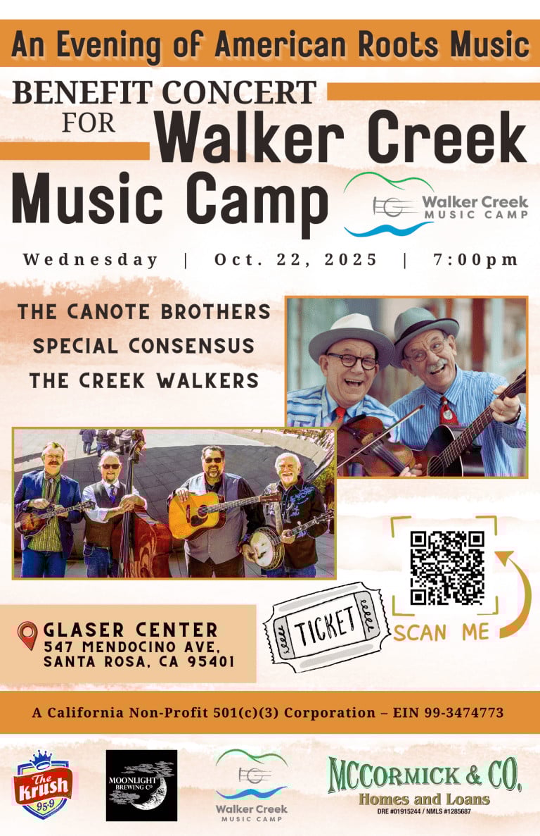 Benefit Concert for Walker Creek Music Camp
